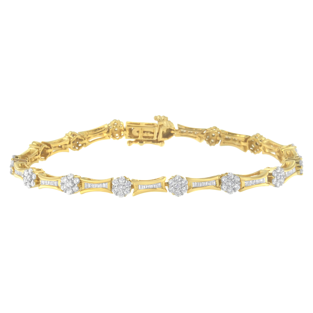 10K Yellow and White Gold 2.00 cttw Round